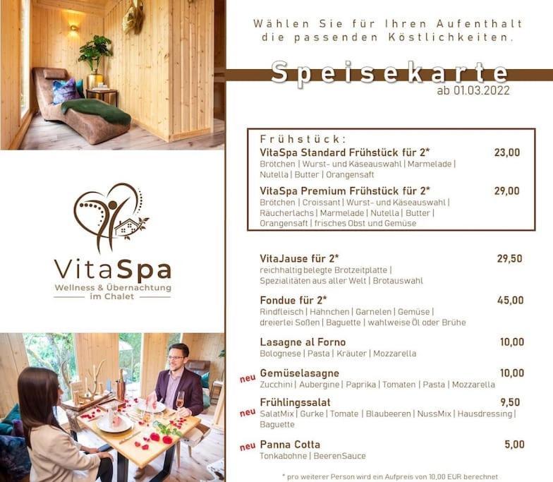 Chalet Vitaspa - Whirlpool & Sauna Privatspa เพกนิทซ์ ภายนอก รูปภาพ