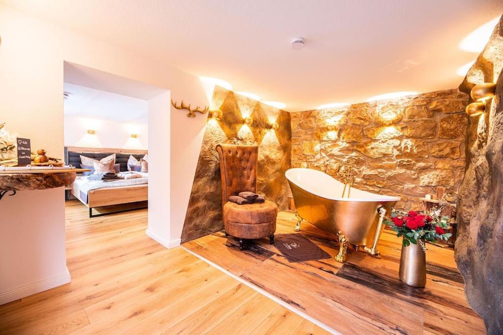 Chalet Vitaspa - Whirlpool & Sauna Privatspa เพกนิทซ์ ภายนอก รูปภาพ